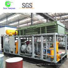 Grande utilização da estação Compressed Natural Gas CNG Compressor